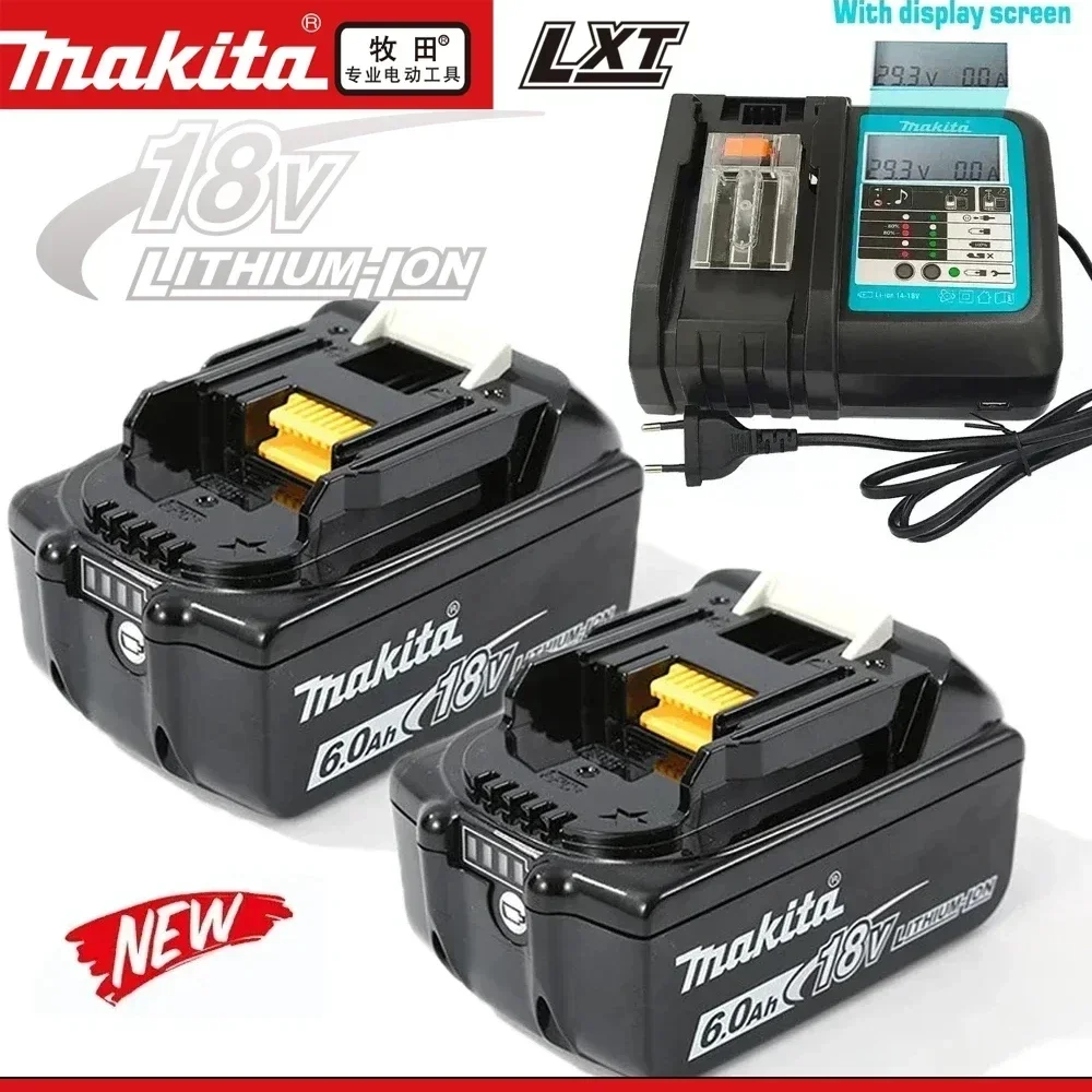 Original makita Battery BL1860 BL1850B BL1850 BL1840 BL1830 screwdriver battery & charger 18v Replacement Power Tool Batteries
Original makita Battery BL1860 BL1850B BL1850 BL1840 BL1830 screwdriver battery & charger 18v Replacement Power Tool Batteries