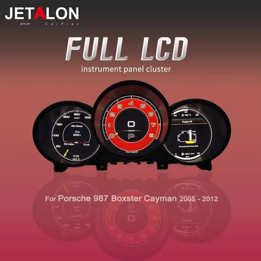 Linux System LCD Instrument Panel Cluster For Porsche 987 Boxster Cayman 2005-2012 Digital Dashboard Speedometer Virtual Cockpit
Linux System LCD Instrument Panel Cluster For Porsche 987 Boxster Cayman 2005-2012 Digital Dashboard Speedometer Virtual Cockpit