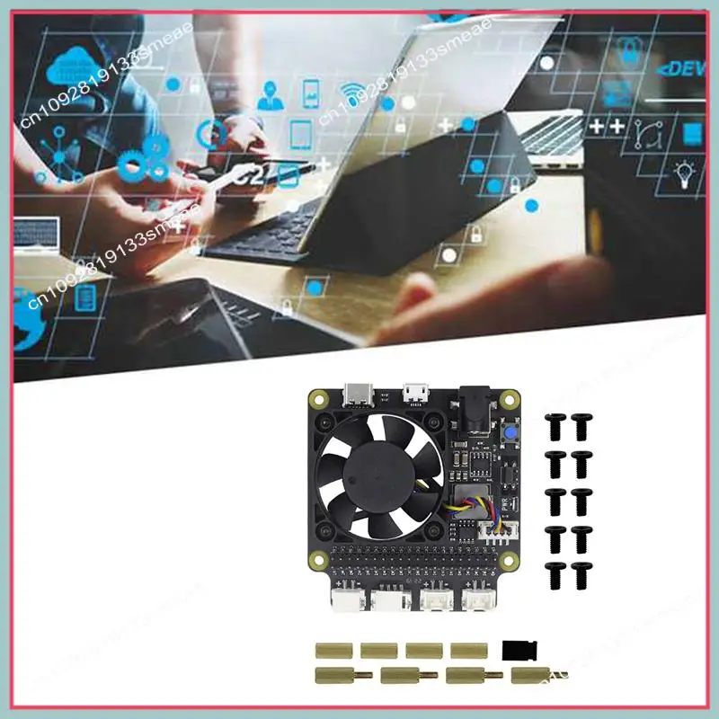 N94R X735 V3.0 Power Management Expansion Board For Raspberrypi 4B X825 NAS 2.5-Inch SATA Hard Disk SSD Power Expansion Board
N94R X735 V3.0 Power Management Expansion Board For Raspberrypi 4B X825 NAS 2.5-Inch SATA Hard Disk SSD Power Expansion Board