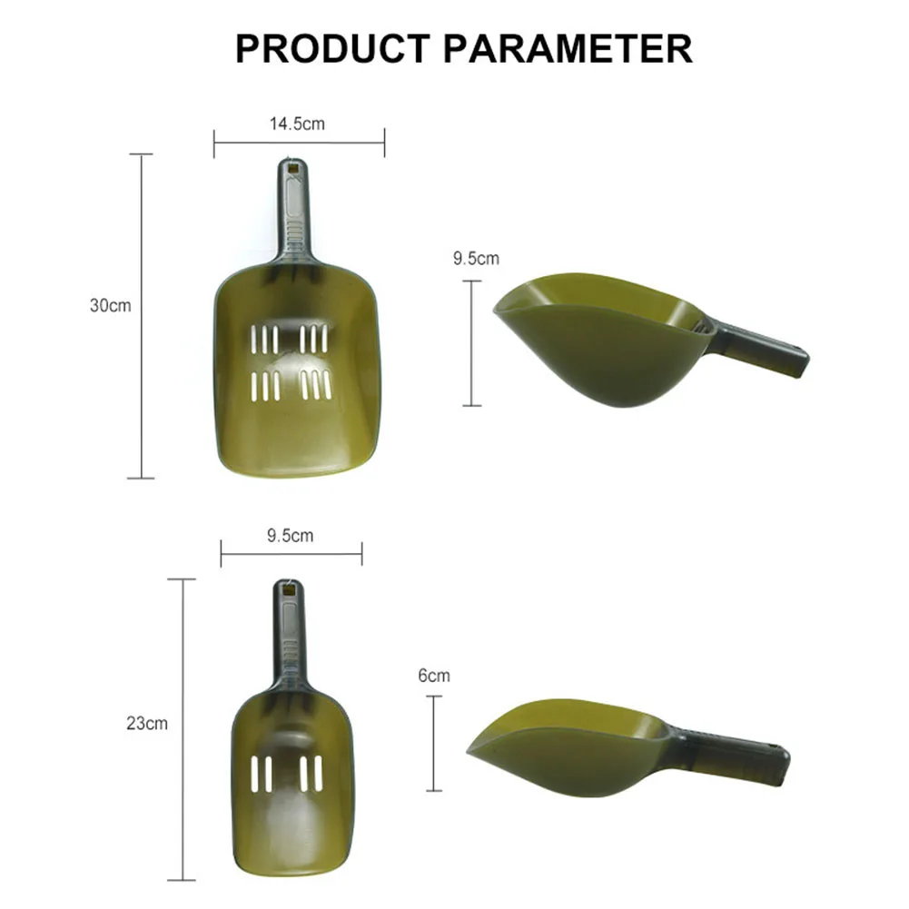 Drain-Hole Equipped Bait Shovel For Carp Fishing - Perforated Baiting Throwing Spoon Fishing Feeder Accessory
Drain-Hole Equipped Bait Shovel For Carp Fishing - Perforated Baiting Throwing Spoon Fishing Feeder Accessory