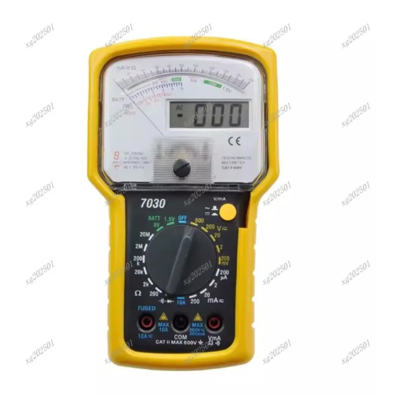 Dual Display Multimeter - Digital & Static/Dynamic Pointer Dual Mode Measuring Tool
Dual Display Multimeter - Digital & Static/Dynamic Pointer Dual Mode Measuring Tool