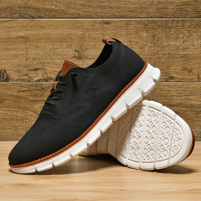 Men's running shoes knitted shoes fashion casual sports shoes breathable exercise fitness light soft plus size men's shoes 40-48
Men's running shoes knitted shoes fashion casual sports shoes breathable exercise fitness light soft plus size men's shoes 40-48
