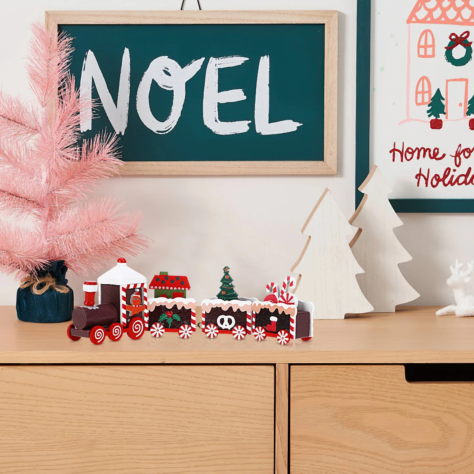 Wooden Train Cake Decorations Christmas Trains Transportation Birthday Party Ornament for Dining Table Supplies
Wooden Train Cake Decorations Christmas Trains Transportation Birthday Party Ornament for Dining Table Supplies