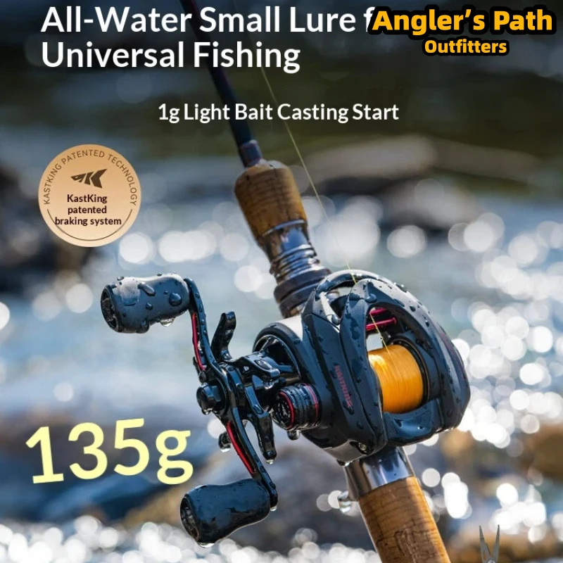 Kastking Baitcasting Fishing Reel 135g Ultra Light Anti Backlash Smooth Casting Low Frame General Purpose Fishing For Anglers
Kastking Baitcasting Fishing Reel 135g Ultra Light Anti Backlash Smooth Casting Low Frame General Purpose Fishing For Anglers
