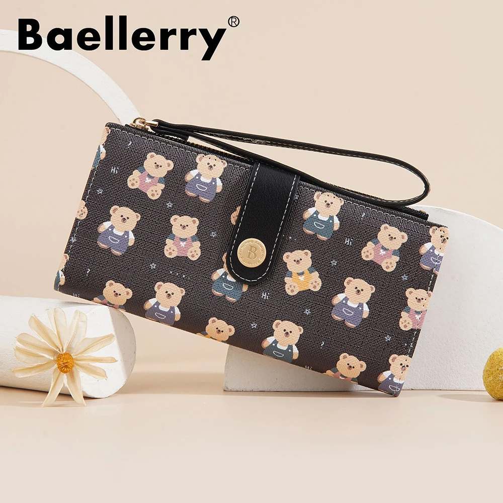 Baellerry 2025 Luxury Clutch Purse Women - Large PU Wallet with 12+ Card Slots, Zippered Organizer & Wrist Strap
Baellerry 2025 Luxury Clutch Purse Women - Large PU Wallet with 12+ Card Slots, Zippered Organizer & Wrist Strap