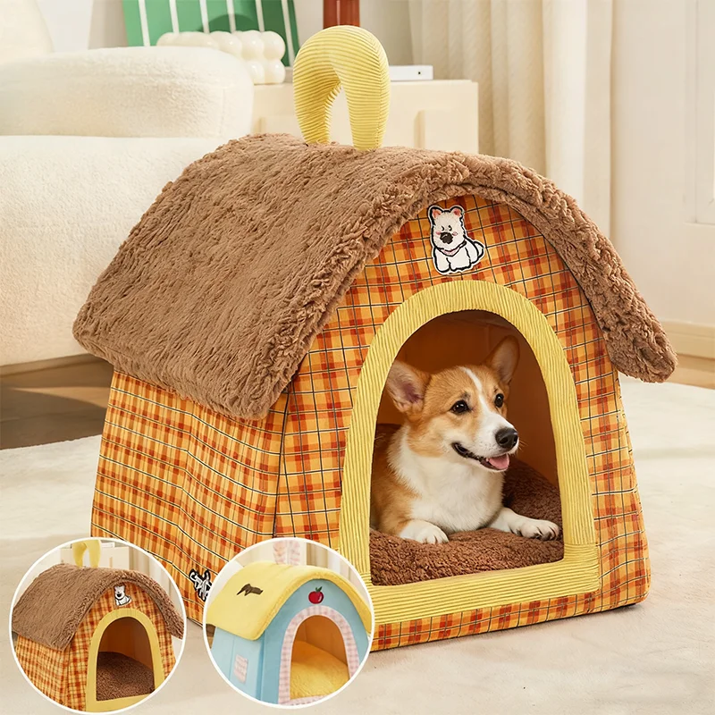 Winter Warmth Portable Cat Bed Large Space Semi Enclosed Safe Pet House Foldable Detachable Washable Pet Bed House 고양이 애완동물 용품 굴
Winter Warmth Portable Cat Bed Large Space Semi Enclosed Safe Pet House Foldable Detachable Washable Pet Bed House 고양이 애완동물 용품 굴