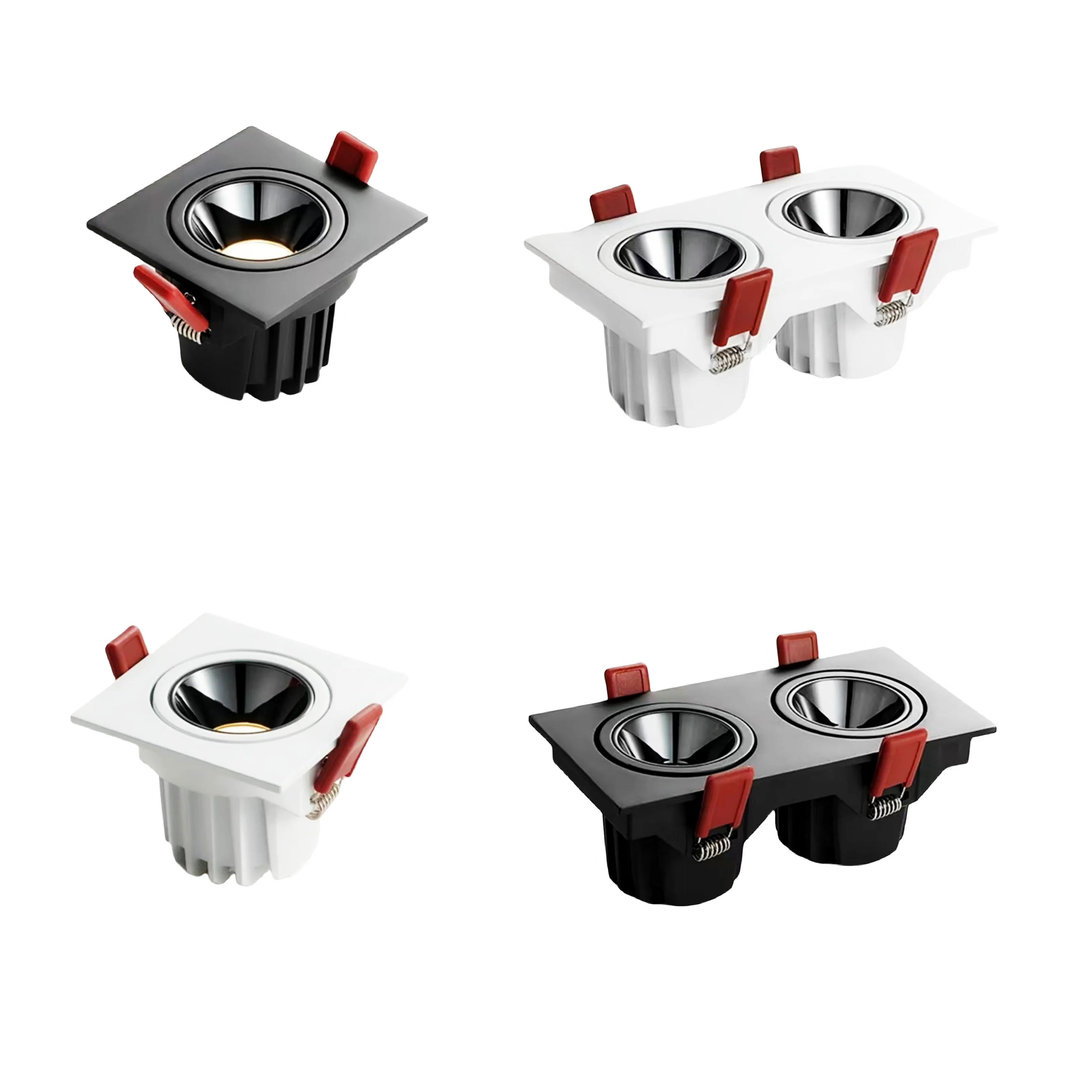Adjustable anti glare embedded LED light, single head dual head COB spotlight, LED tube light, household store indoor lighting
Adjustable anti glare embedded LED light, single head dual head COB spotlight, LED tube light, household store indoor lighting