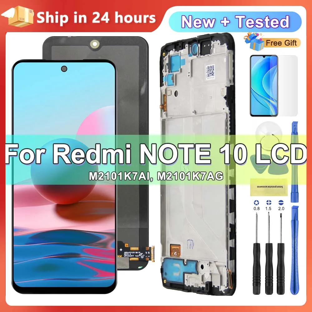 6,43 "экран для Xiaomi Redmi Note 10 M2101K7AI M2101K7AG ЖК-дисплей цифровой сенсорный экран с рамкой для Redmi Note 10S
6,43 "экран для Xiaomi Redmi Note 10 M2101K7AI M2101K7AG ЖК-дисплей цифровой сенсорный экран с рамкой для Redmi Note 10S