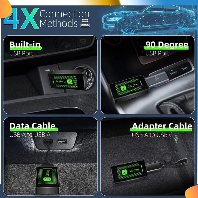 Беспроводной адаптер Carplay B48A для IOS, обновленный беспроводной адаптер Carplay USB, Plug & Play, маленький Carplay Dongle Mini Carplay
Беспроводной адаптер Carplay B48A для IOS, обновленный беспроводной адаптер Carplay USB, Plug & Play, маленький Carplay Dongle Mini Carplay