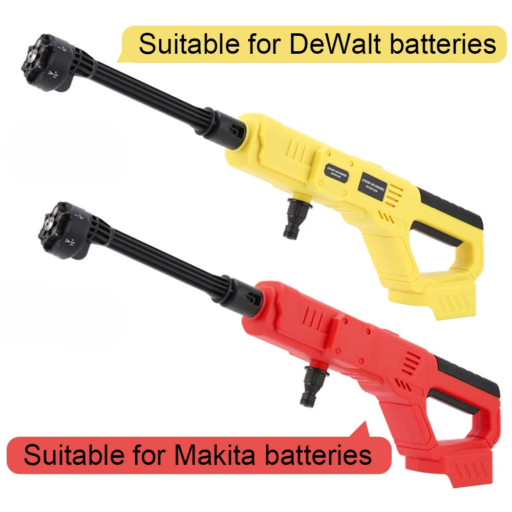 6 IN1 Cordless Garden Washing Water Wash Spray Gun For Dewalt or Makita Battery Electric High Pressure Car Washer Gun with Box
6 IN1 Cordless Garden Washing Water Wash Spray Gun For Dewalt or Makita Battery Electric High Pressure Car Washer Gun with Box