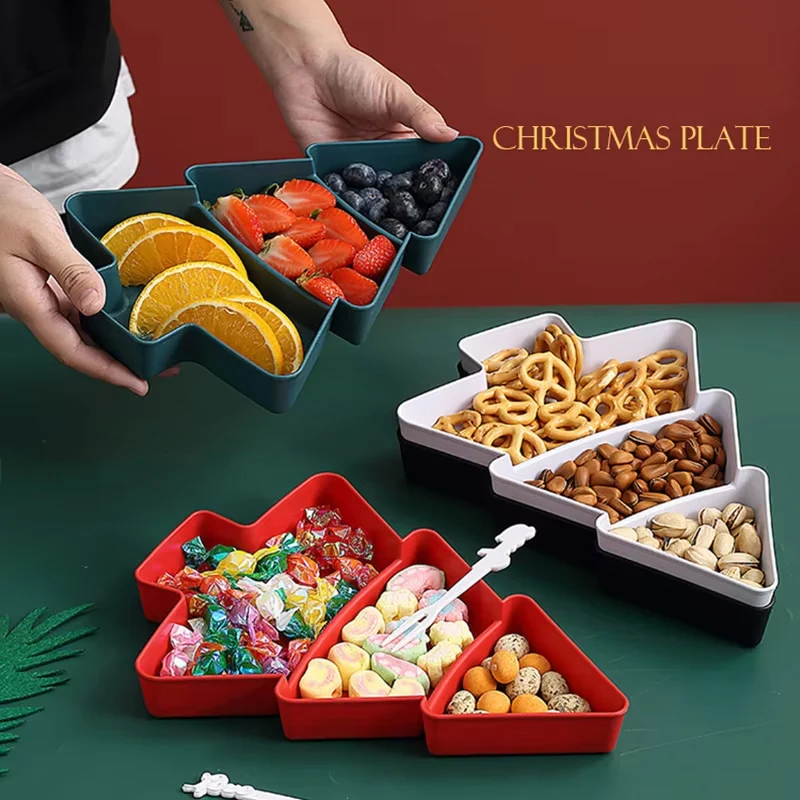 Christmas Tree Fruit Tray Home Snack Tray Plastic Candy Tray Nuts Melon Tray Snack Box Christmas Party Decoration Home Supplies
Christmas Tree Fruit Tray Home Snack Tray Plastic Candy Tray Nuts Melon Tray Snack Box Christmas Party Decoration Home Supplies