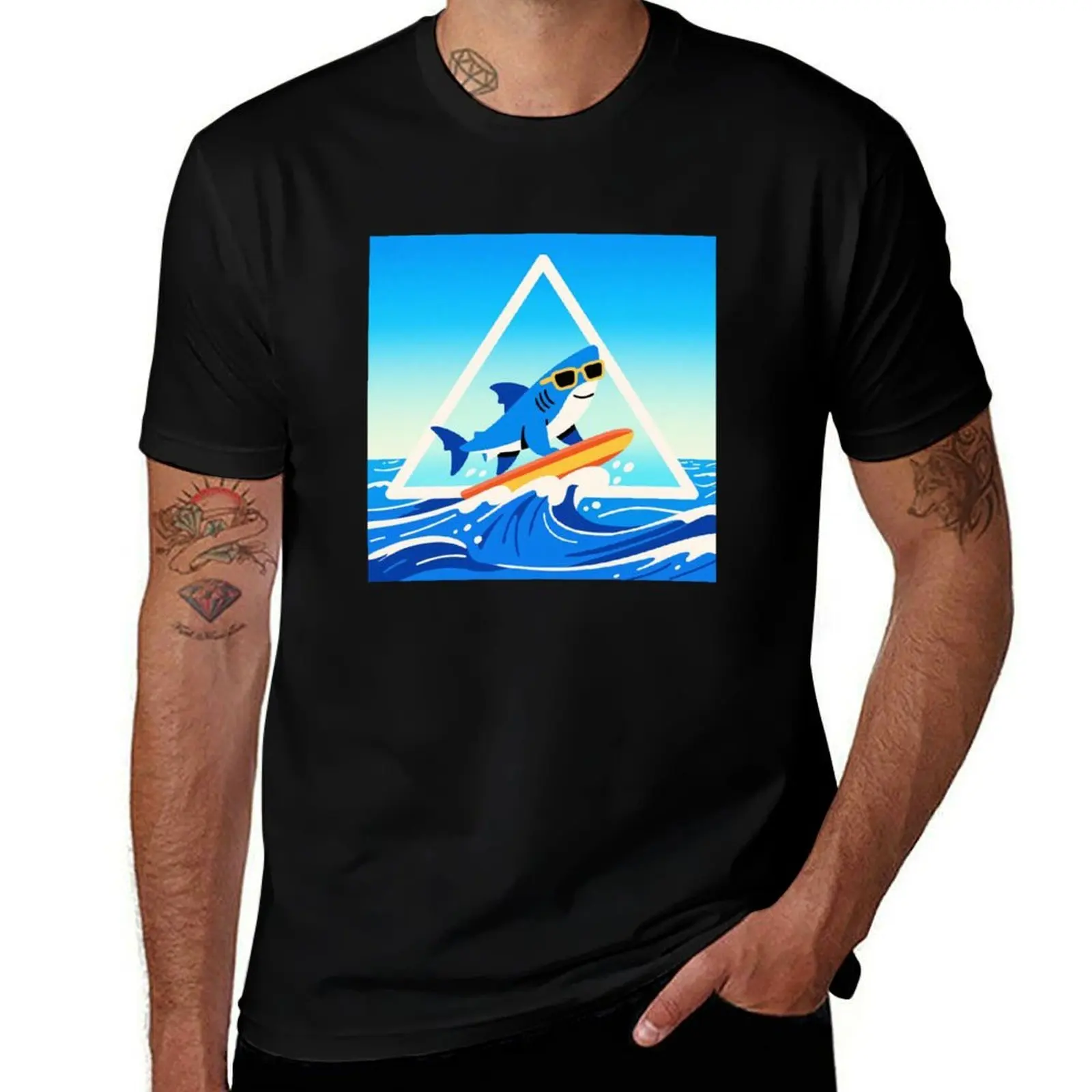 Surfing Shark T-Shirt basketball graphic tees vintage t shirts graphic shirts custom shirt black t shirts for men
Surfing Shark T-Shirt basketball graphic tees vintage t shirts graphic shirts custom shirt black t shirts for men