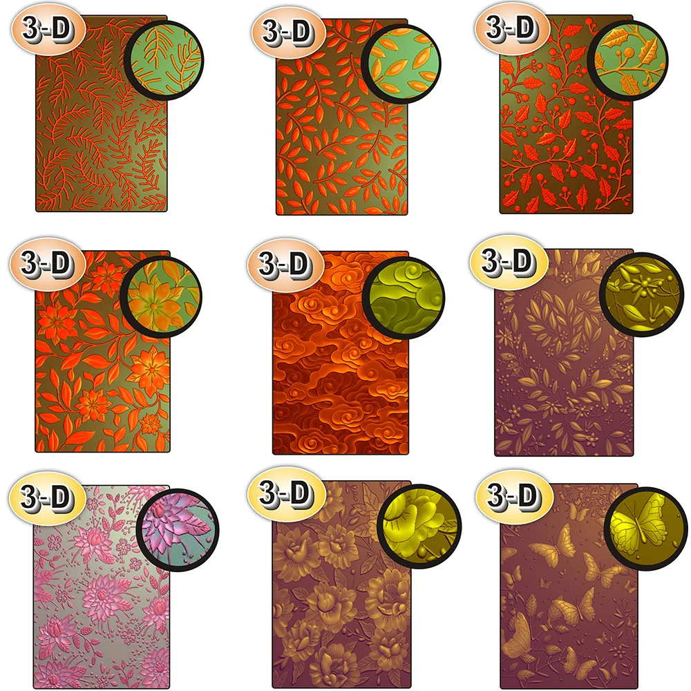 3D Embossed Folder Butterfly Flowers Pattern For Background Greeting Card Scrapbook Paper Project Making Add Textured Detail New
3D Embossed Folder Butterfly Flowers Pattern For Background Greeting Card Scrapbook Paper Project Making Add Textured Detail New