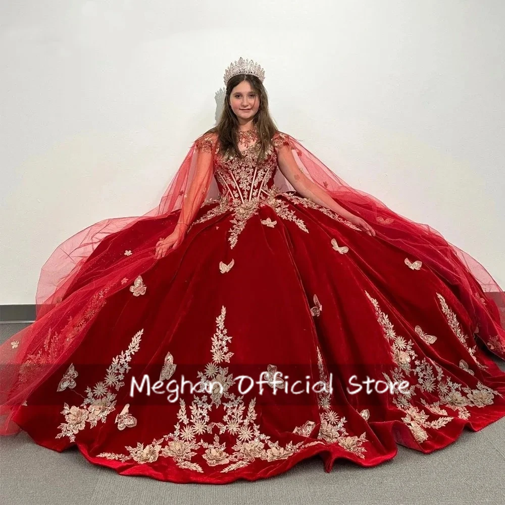 Red Off Shoulder Quinceanera Dresses Ball Gown Bead Appliques 2024 Birthday Luxury Dress With Cape Princess Gown Customized
Red Off Shoulder Quinceanera Dresses Ball Gown Bead Appliques 2024 Birthday Luxury Dress With Cape Princess Gown Customized
