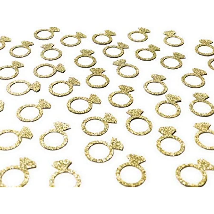 50 x Engagement Ring table confetti/scatter, bachelorette party decorations
50 x Engagement Ring table confetti/scatter, bachelorette party decorations