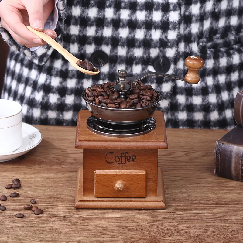 Multifunctional Hand Crank Coffee Mill New Style Manual Coffee Bean Grinder Portable Coffee Powder Making Tool
Multifunctional Hand Crank Coffee Mill New Style Manual Coffee Bean Grinder Portable Coffee Powder Making Tool