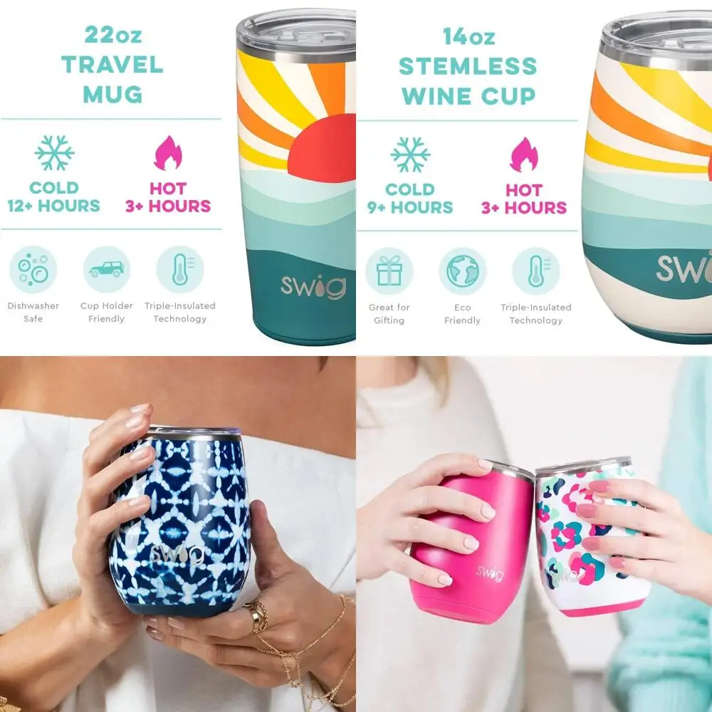 Dual-Purpose XL Travel Mug & Insulated Wine Tumbler Set - Stainless Steel, Dishwasher Safe, Cup Holder Friendly
Dual-Purpose XL Travel Mug & Insulated Wine Tumbler Set - Stainless Steel, Dishwasher Safe, Cup Holder Friendly