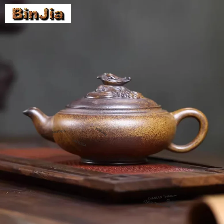 280ml Luxury Yixing Purple Clay Teapots Handmade Phoenix Pot Raw Ore Cloud Fog Agarwood Mud Kettle Zisha Tea Set Accessories
280ml Luxury Yixing Purple Clay Teapots Handmade Phoenix Pot Raw Ore Cloud Fog Agarwood Mud Kettle Zisha Tea Set Accessories