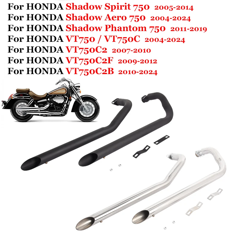For HONDA Shadow Spirit 750 2004-2024 Moto Exhaust Full Link Pipe For HONDA VT750C2B / VT750C / VT750C2 / VT750C2F / 2004-2024
For HONDA Shadow Spirit 750 2004-2024 Moto Exhaust Full Link Pipe For HONDA VT750C2B / VT750C / VT750C2 / VT750C2F / 2004-2024