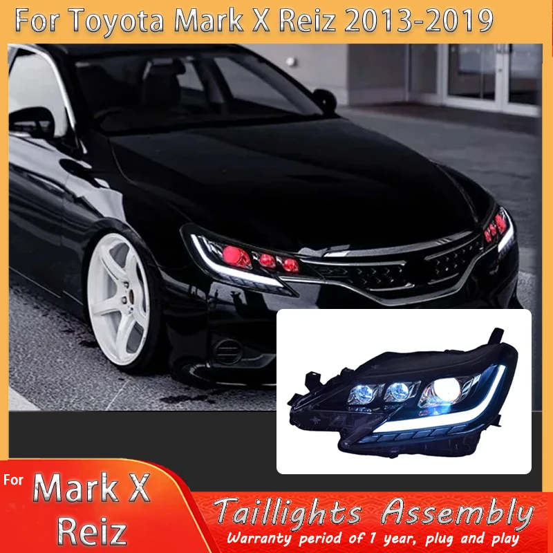 2 PCS Auto Lights For Toyota Mark X Reiz 2013-2019 Front Modified DRL Headlight Dynamic LED Projector Lens Tool Car Accessories
2 PCS Auto Lights For Toyota Mark X Reiz 2013-2019 Front Modified DRL Headlight Dynamic LED Projector Lens Tool Car Accessories