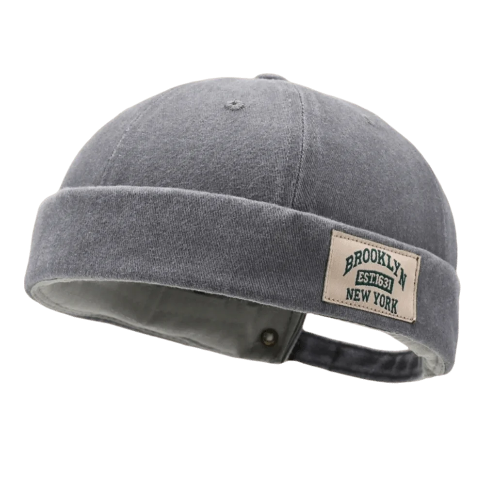 Retro Washed Denim Melon Skin Hat Dome Adjustable Docker Cap Solid Color Brimless Street Hat Outdoor
Retro Washed Denim Melon Skin Hat Dome Adjustable Docker Cap Solid Color Brimless Street Hat Outdoor