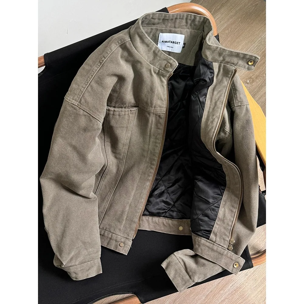 New Spring Autumn American Retro Canvas Jacket, Unisex Design, Casual And Versatile Jacket
New Spring Autumn American Retro Canvas Jacket, Unisex Design, Casual And Versatile Jacket