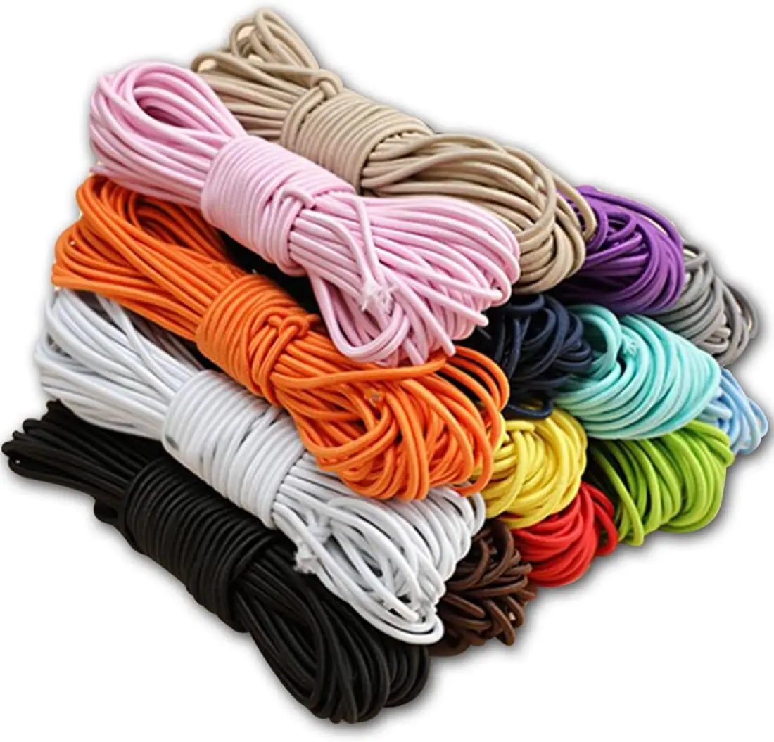 Heavy Duty Bungee Cord Rope, Polyester & Latex Core, for Kayak Tarp Tie Down Camping Crafting (Khaki-1/8 x 50')
Heavy Duty Bungee Cord Rope, Polyester & Latex Core, for Kayak Tarp Tie Down Camping Crafting (Khaki-1/8 x 50')