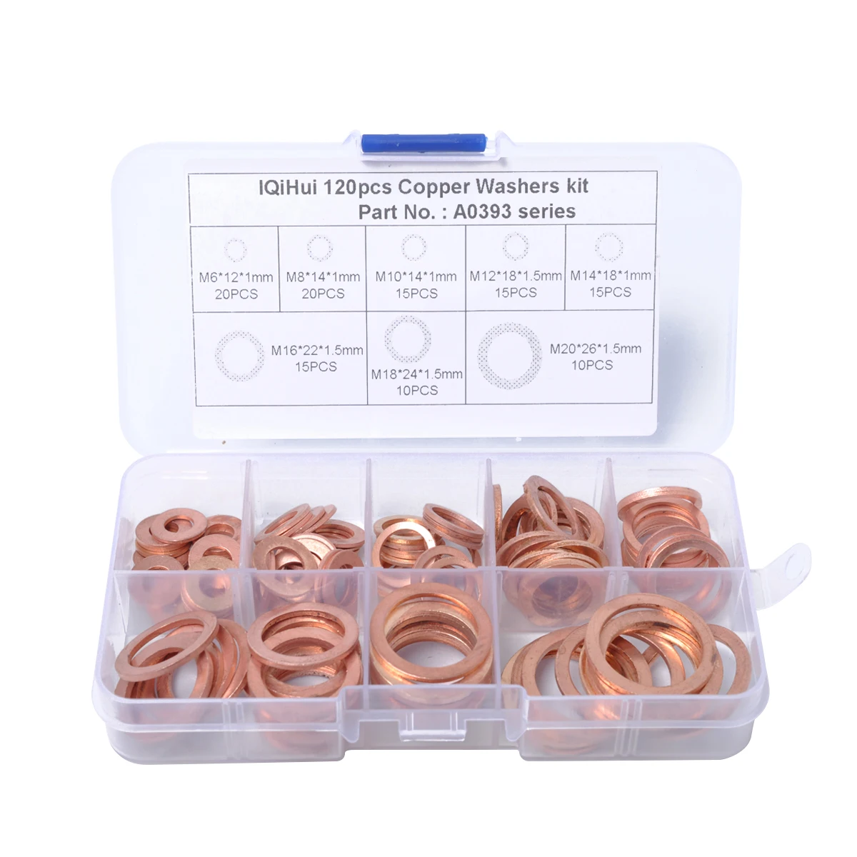 80pcs Copper Set 8 Sizes Flat Metric Sealing For Sump Plug Fuel Hydraulic Engine Marine Machinery Repair Tool Kit Bulk Storage
80pcs Copper Set 8 Sizes Flat Metric Sealing For Sump Plug Fuel Hydraulic Engine Marine Machinery Repair Tool Kit Bulk Storage