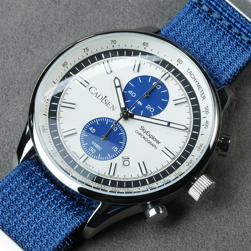 CADISEN New Mens Watches Luxury Quartz Watch For Man Chronograph Japan MIYOTA 0S11 Men Gift Luminous Waterproof Canvas Wristwatc
CADISEN New Mens Watches Luxury Quartz Watch For Man Chronograph Japan MIYOTA 0S11 Men Gift Luminous Waterproof Canvas Wristwatc