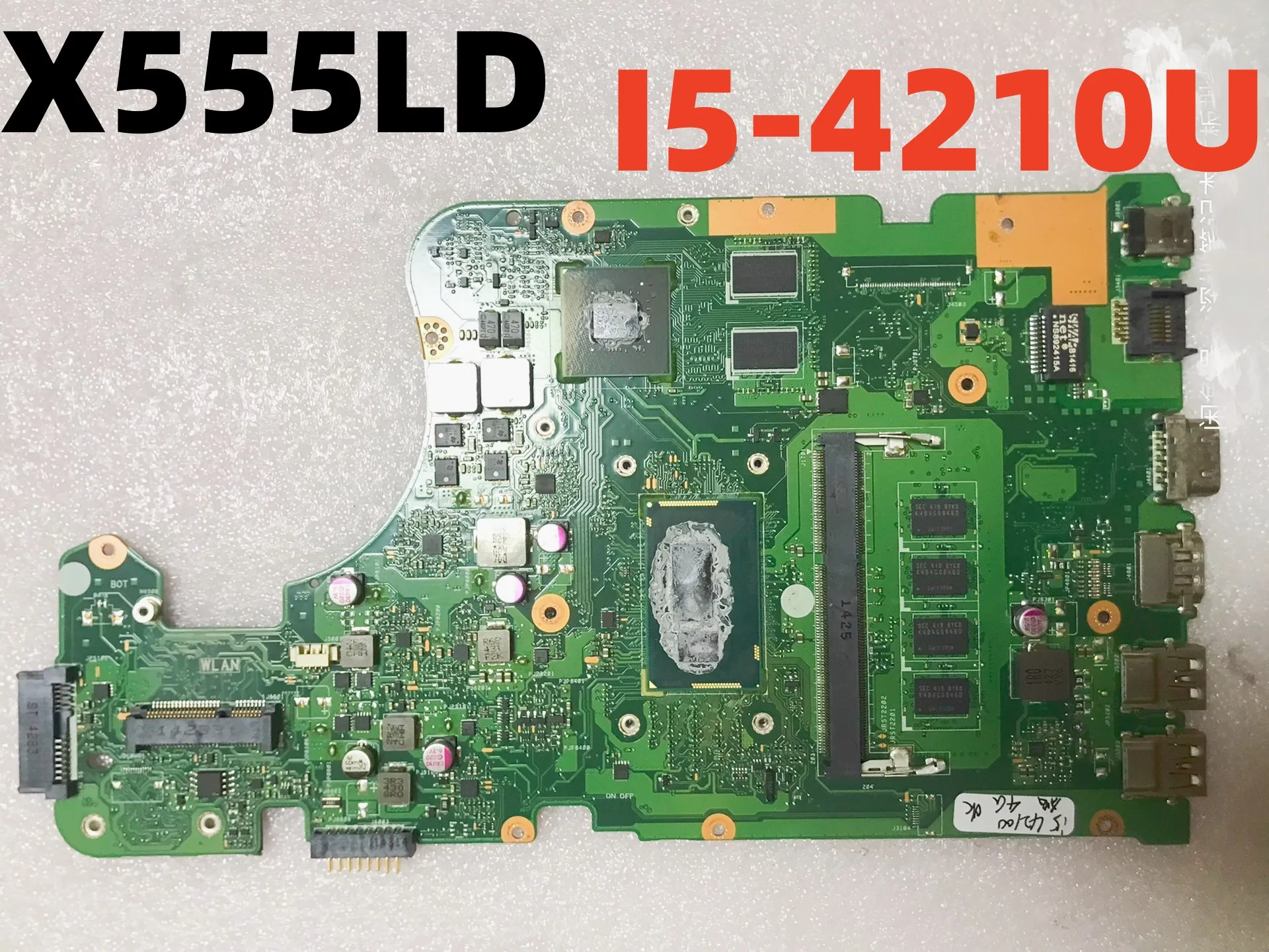 Оригинал для ASUS X555LD, материнская плата для ноутбука i5-4210U GT820m 2G 100% протестирована ОК
Оригинал для ASUS X555LD, материнская плата для ноутбука i5-4210U GT820m 2G 100% протестирована ОК