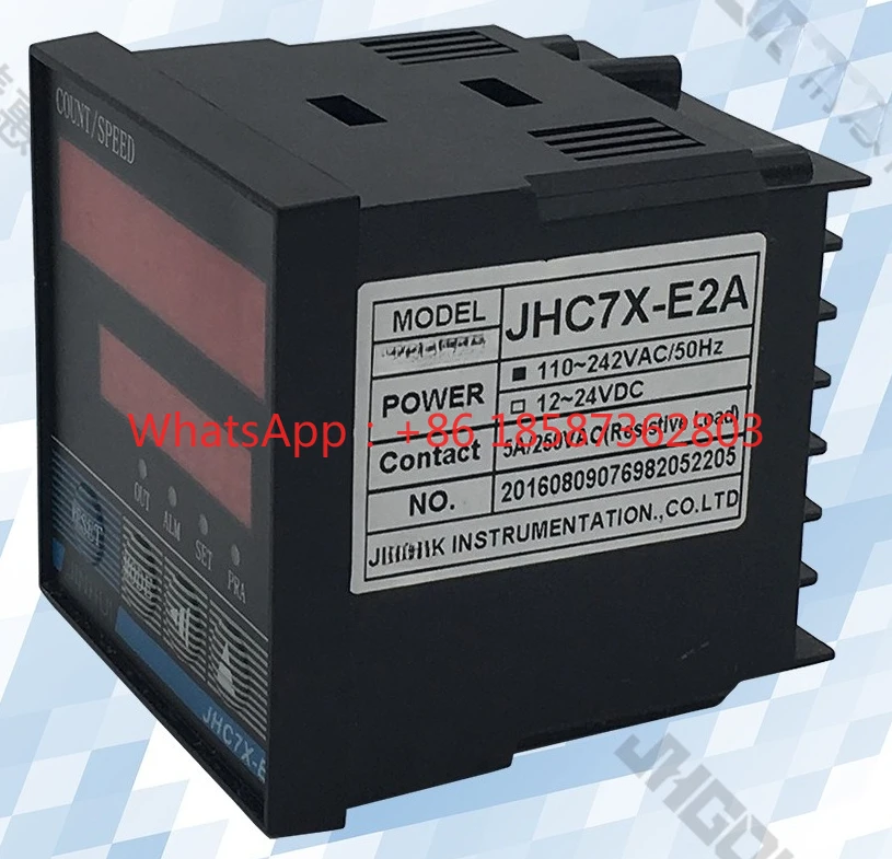 JHC7X-E2A intelligent LED reversible dual setting preset counter counting table counting switch
JHC7X-E2A intelligent LED reversible dual setting preset counter counting table counting switch