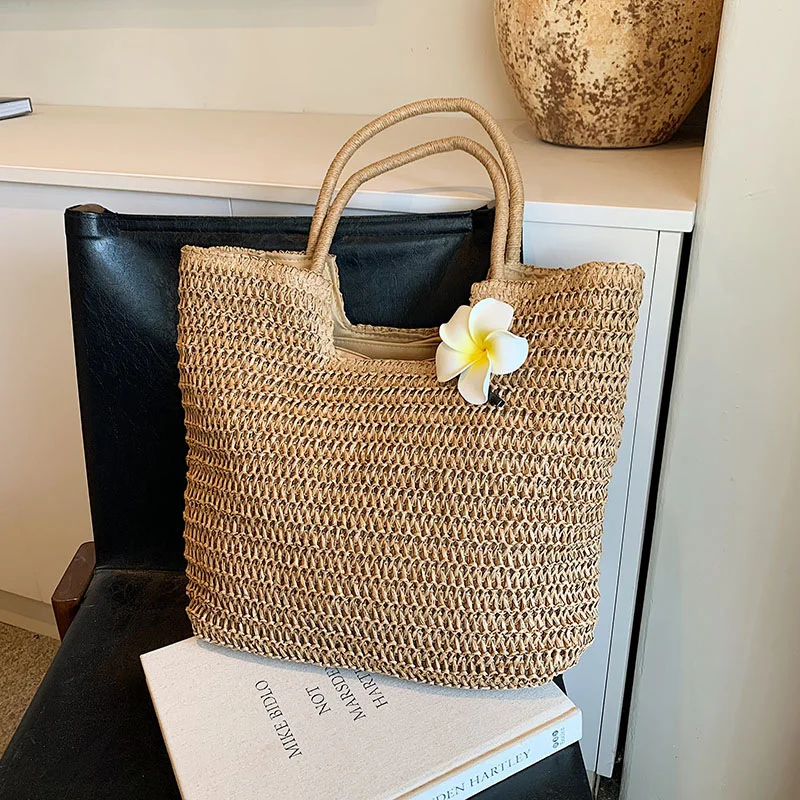 Women's Underarm Shoulder Bag Summer Straw Woven Basket Handbags Fashion Travel Shopper Totes Female Luxury Designer Beach Bags
Women's Underarm Shoulder Bag Summer Straw Woven Basket Handbags Fashion Travel Shopper Totes Female Luxury Designer Beach Bags
