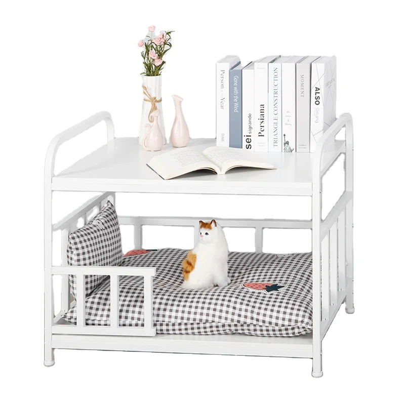 High Quality Modern Metal White Indoor Outdoor Two-layer Pet Bed With Shelf For One Dog
High Quality Modern Metal White Indoor Outdoor Two-layer Pet Bed With Shelf For One Dog