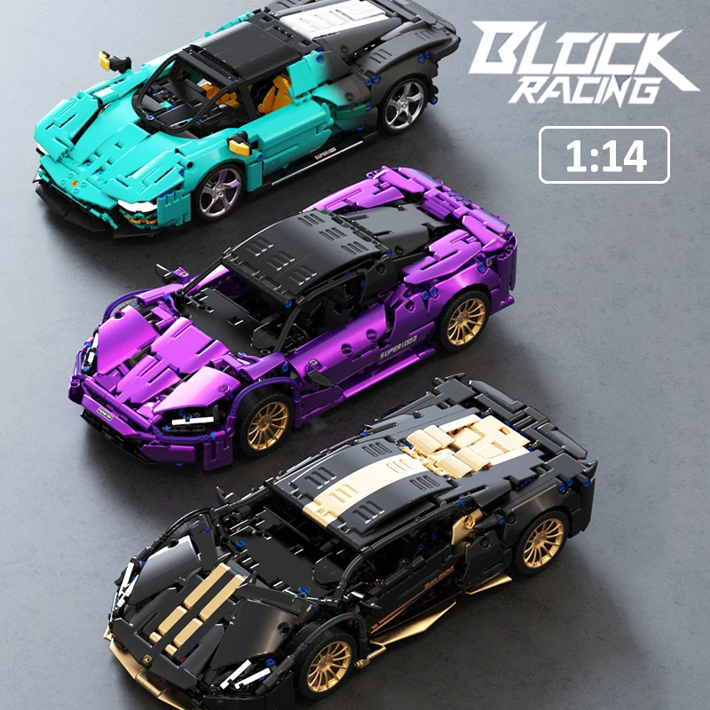 1:14 Sports Supercars Building Block Model Set Electroplated Racing Car Bricks Children Birthday Gift Toys
1:14 Sports Supercars Building Block Model Set Electroplated Racing Car Bricks Children Birthday Gift Toys