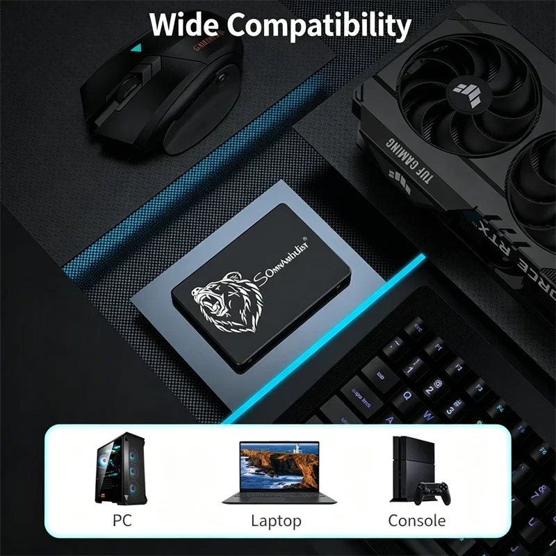 SomnAmbulist SSD Solid-state Drive 2.5 Inch SATA 3.0 Desktop 256GB Laptop 2TB Computer Hard Drive 1TB 128GB
SomnAmbulist SSD Solid-state Drive 2.5 Inch SATA 3.0 Desktop 256GB Laptop 2TB Computer Hard Drive 1TB 128GB