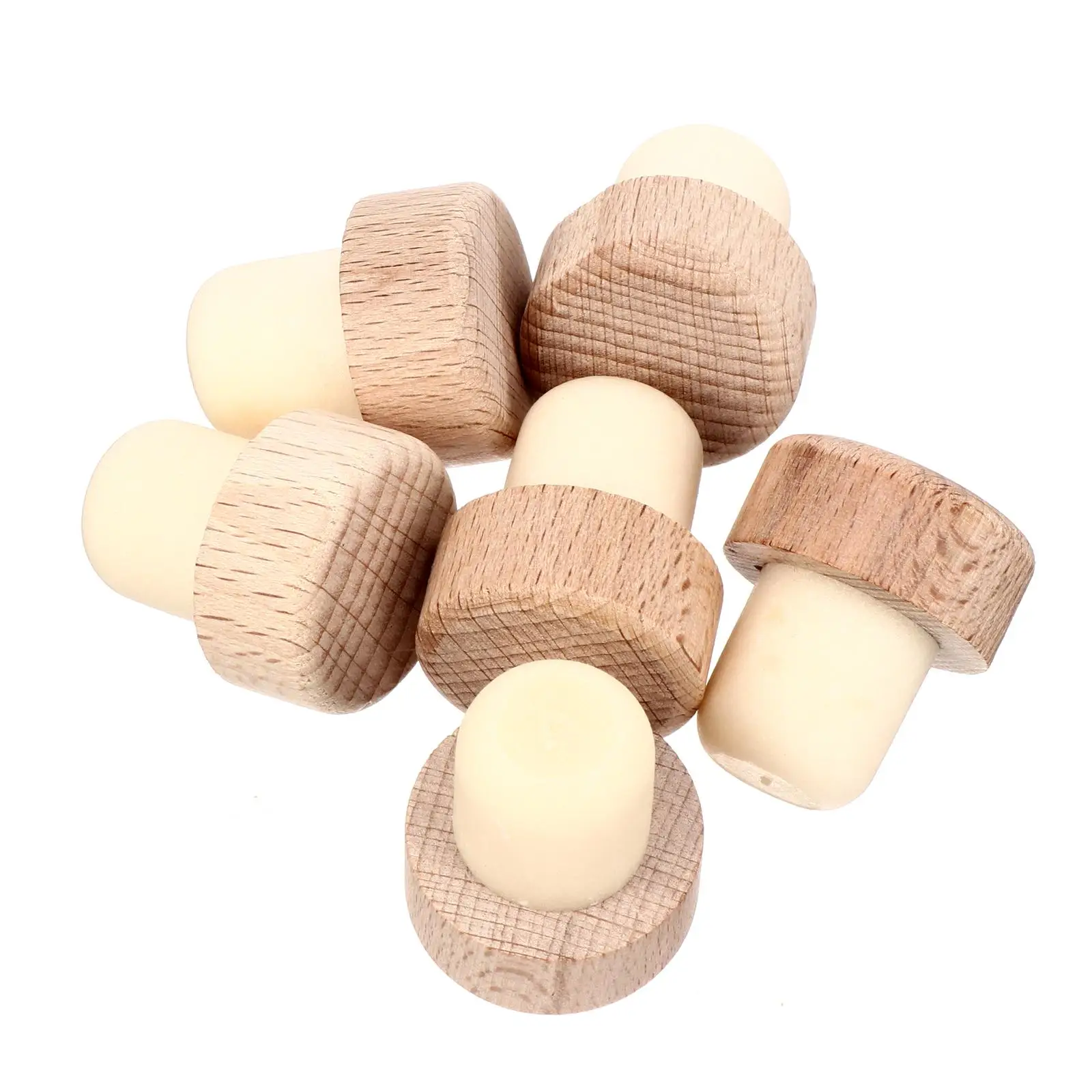 6PCS Wooden Bottle Stopper 29mm Beech High Molecular Sealing Plug Airtight Cover Beige Color Easy Clean Durability
6PCS Wooden Bottle Stopper 29mm Beech High Molecular Sealing Plug Airtight Cover Beige Color Easy Clean Durability