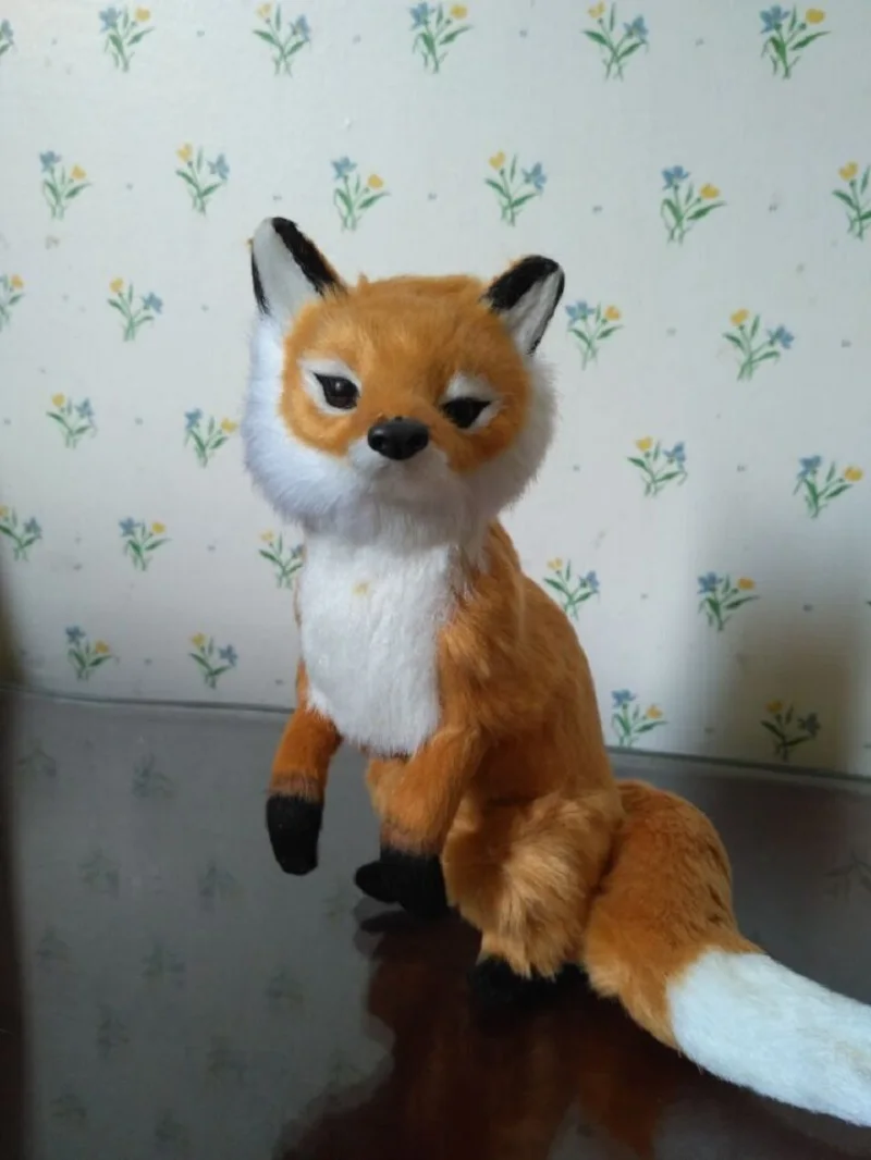 new simulation fox toy 17x15cm yellow plastic&fur squatting fox model prop, home decoration gift
new simulation fox toy 17x15cm yellow plastic&fur squatting fox model prop, home decoration gift