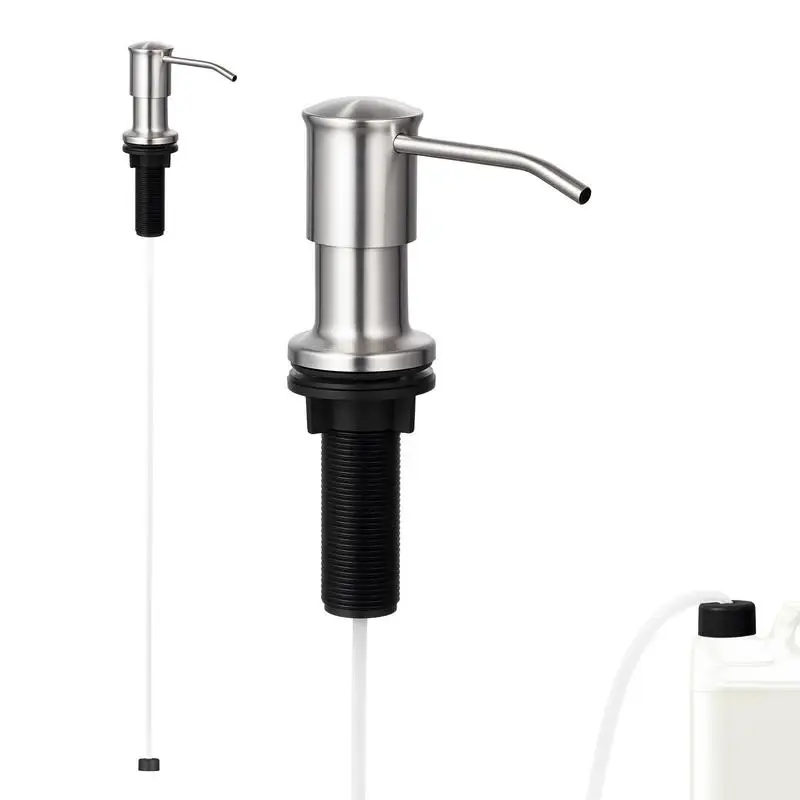 Built-in Liquid Pump 47" Extension Tube For Kitchen Sink Bathroom Countertop, 360 Degree Rotating Head Large Capacity Manual Pressing Countertop Installation Integrated Design
Built-in Liquid Pump 47" Extension Tube For Kitchen Sink Bathroom Countertop, 360 Degree Rotating Head Large Capacity Manual Pressing Countertop Installation Integrated Design