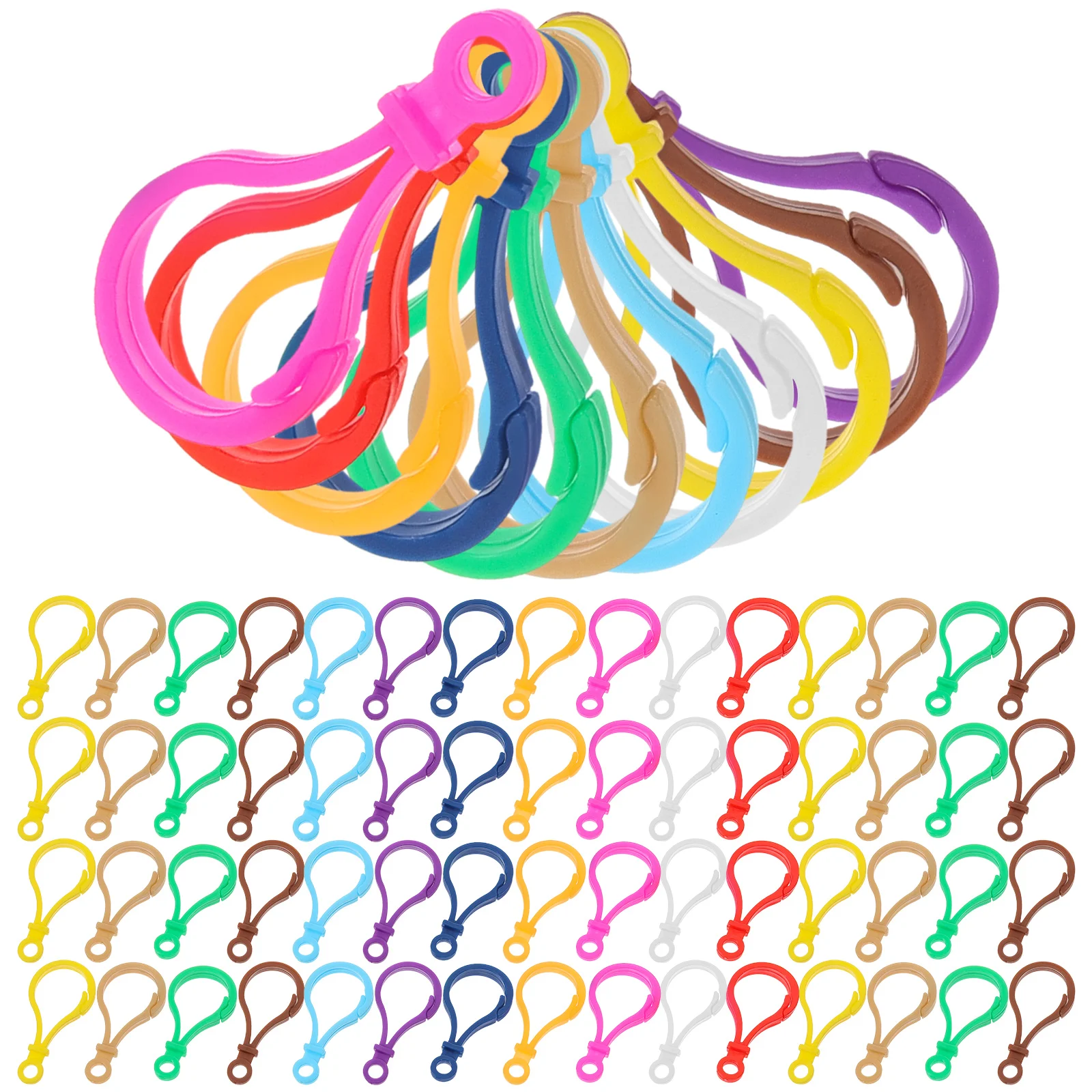 100 Pcs The Lobster Light Bulb Buckle Claw Jewelry Clasp Accessories Lanyard Snap Colorful
100 Pcs The Lobster Light Bulb Buckle Claw Jewelry Clasp Accessories Lanyard Snap Colorful