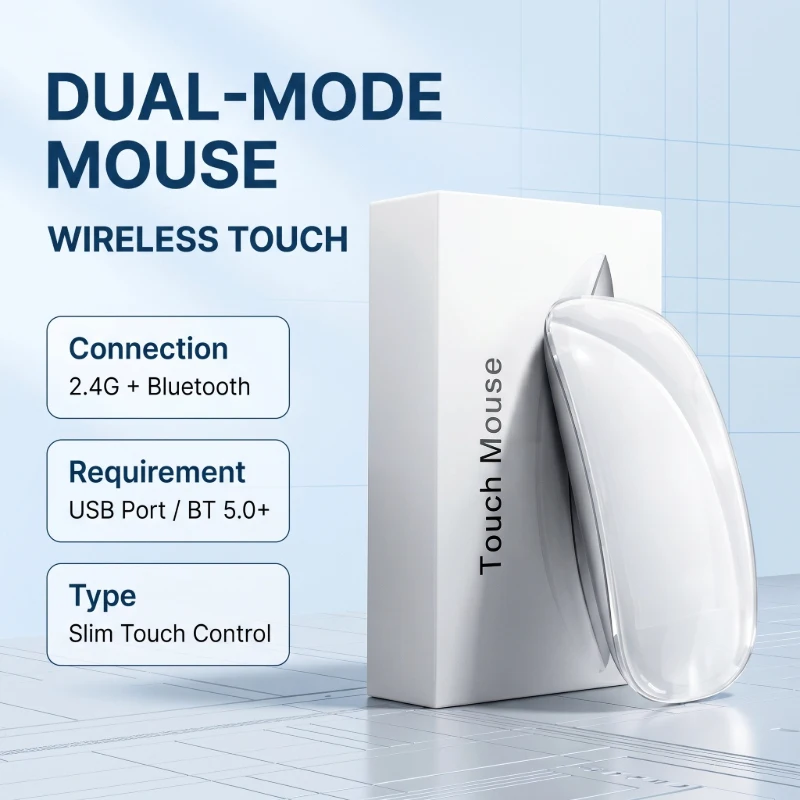 Slim Silent Bluetooth Wireless Mouse Rechargeable for Mac Windows iOS Android
Slim Silent Bluetooth Wireless Mouse Rechargeable for Mac Windows iOS Android