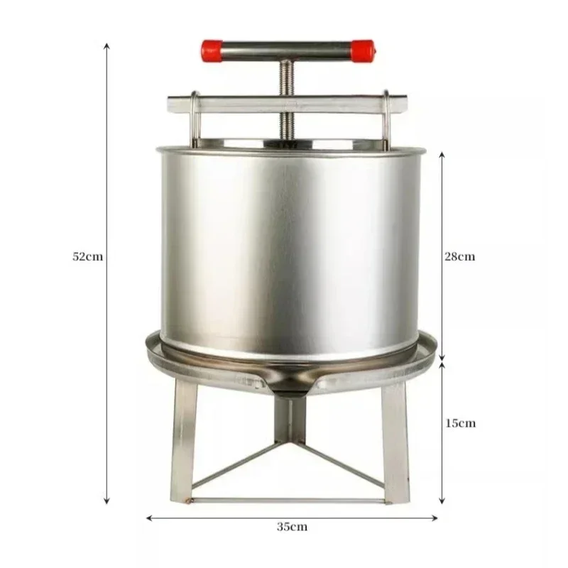Stainless Steel Honey Press, Small Household Wax Press, Sugar Press, Wine Spillproof, Outside Bucket, New
Stainless Steel Honey Press, Small Household Wax Press, Sugar Press, Wine Spillproof, Outside Bucket, New