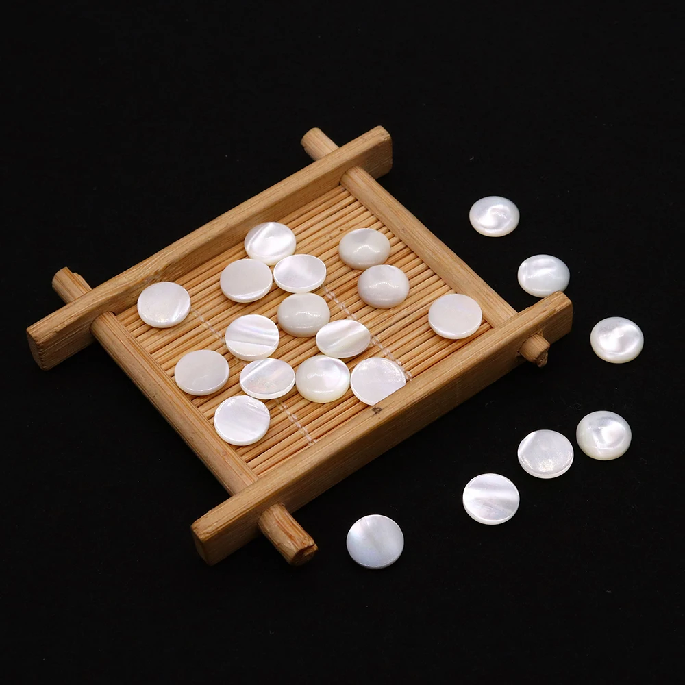 5pcs Natural Sea Shell Beads Round Cabochon Mother-of-pear Shell Loose Beads Jewelry Making Necklace Rings Exquisite Accessories
5pcs Natural Sea Shell Beads Round Cabochon Mother-of-pear Shell Loose Beads Jewelry Making Necklace Rings Exquisite Accessories