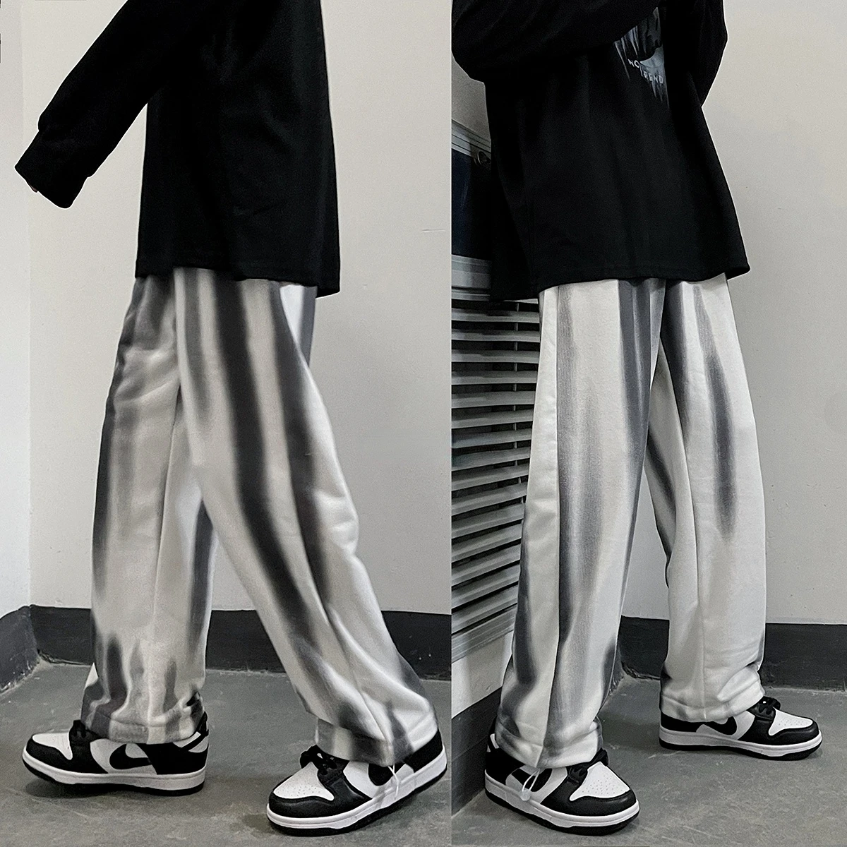 New Men's Solid Color Casual Pants Harajuku Style Men Loose Ankle-Length Trousers Streetwear Male All-match Straight Pants
New Men's Solid Color Casual Pants Harajuku Style Men Loose Ankle-Length Trousers Streetwear Male All-match Straight Pants
