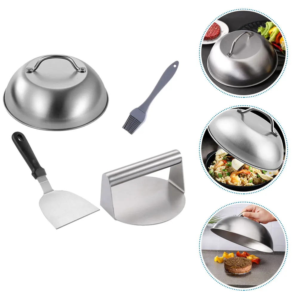 1 Set Stainless Steel Smash Burger Press Hamburger Patties Meat Masher Circular Press Mold for Deli Meats Kitchen Accessories
1 Set Stainless Steel Smash Burger Press Hamburger Patties Meat Masher Circular Press Mold for Deli Meats Kitchen Accessories