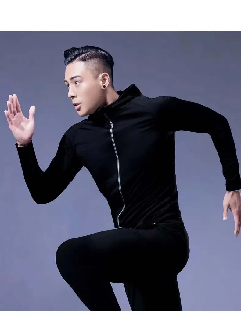 Men's running tight suit, sweat-absorbing basketball, morning run, autumn and winter fitness
Men's running tight suit, sweat-absorbing basketball, morning run, autumn and winter fitness