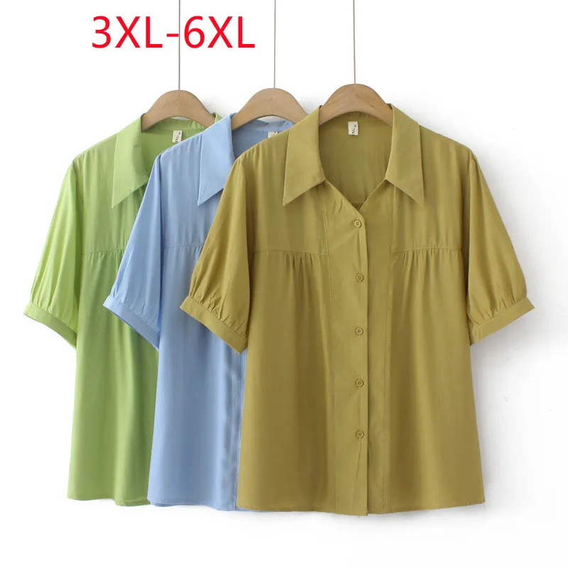 New 2023 Ladies Summer Plus Size Tops For Women Large Size Short Sleeve V-neck Yellow Shirt T-shirt 3XL 4XL 5XL 6XL
New 2023 Ladies Summer Plus Size Tops For Women Large Size Short Sleeve V-neck Yellow Shirt T-shirt 3XL 4XL 5XL 6XL