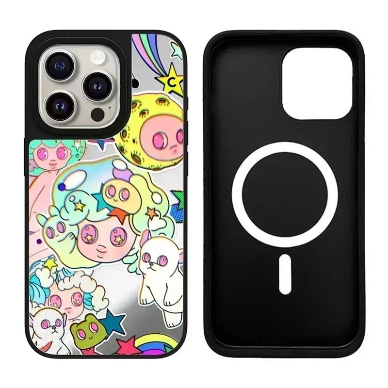 Cartoon Big Eyes Girl iPhone 11 12 13 14 15 Pro Max Mirror Surface MagSafe Case Cover Shell
Cartoon Big Eyes Girl iPhone 11 12 13 14 15 Pro Max Mirror Surface MagSafe Case Cover Shell