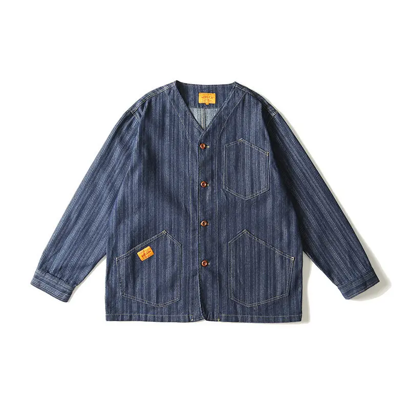 American Trendy Mens Jackets Y2k Streetwear New Vintage V-neck Denim Jacket Coats Fashion Casual Oversized Working Jacket Male
American Trendy Mens Jackets Y2k Streetwear New Vintage V-neck Denim Jacket Coats Fashion Casual Oversized Working Jacket Male