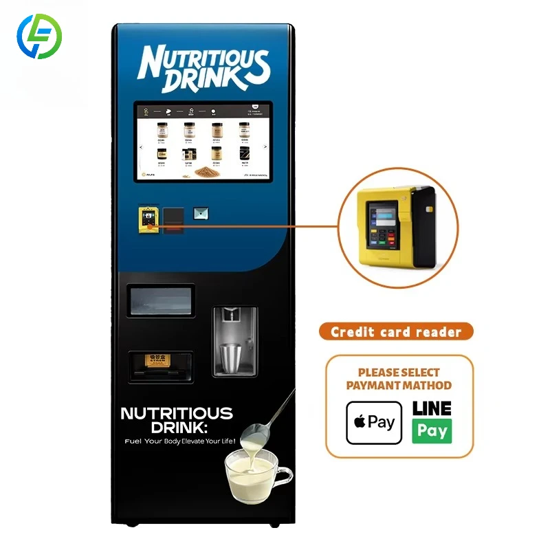 Support Customized 24 Hours High Quality Wholesale Self Service Machine for Gym Protein Shake Vending Machine
Support Customized 24 Hours High Quality Wholesale Self Service Machine for Gym Protein Shake Vending Machine