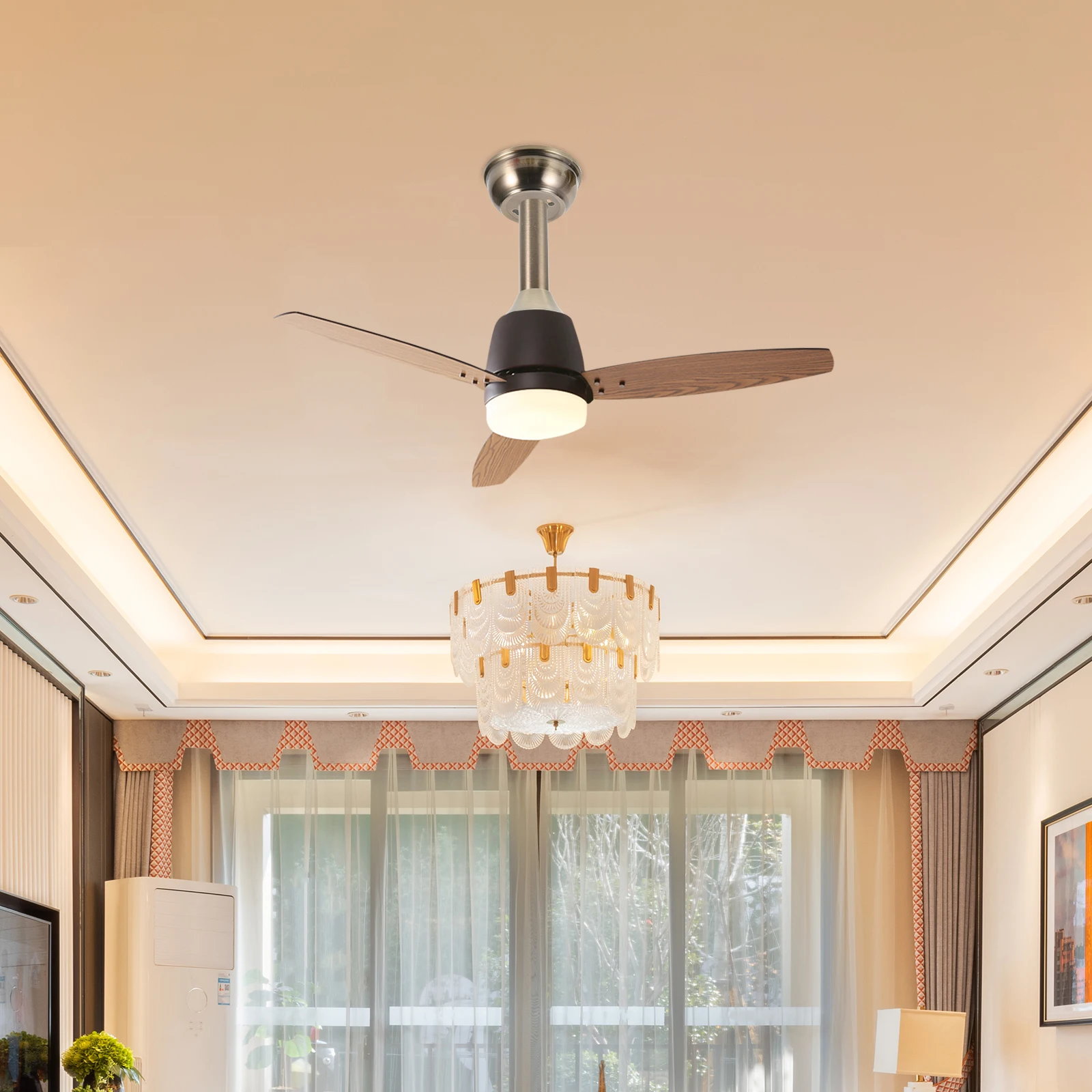 1 set Stainless Steel Mounting Kit Easy Installation Stable Secure Suitable for Living Room Bedroom Mounting Bracket Fan Adapter 
1 set Stainless Steel Mounting Kit Easy Installation Stable Secure Suitable for Living Room Bedroom Mounting Bracket Fan Adapter